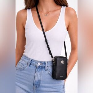 Versace Leather Medusa Crossbody Bag